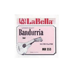 [CUERBNDLAB003] La Bella MB553 3ª (Par) Bandurria